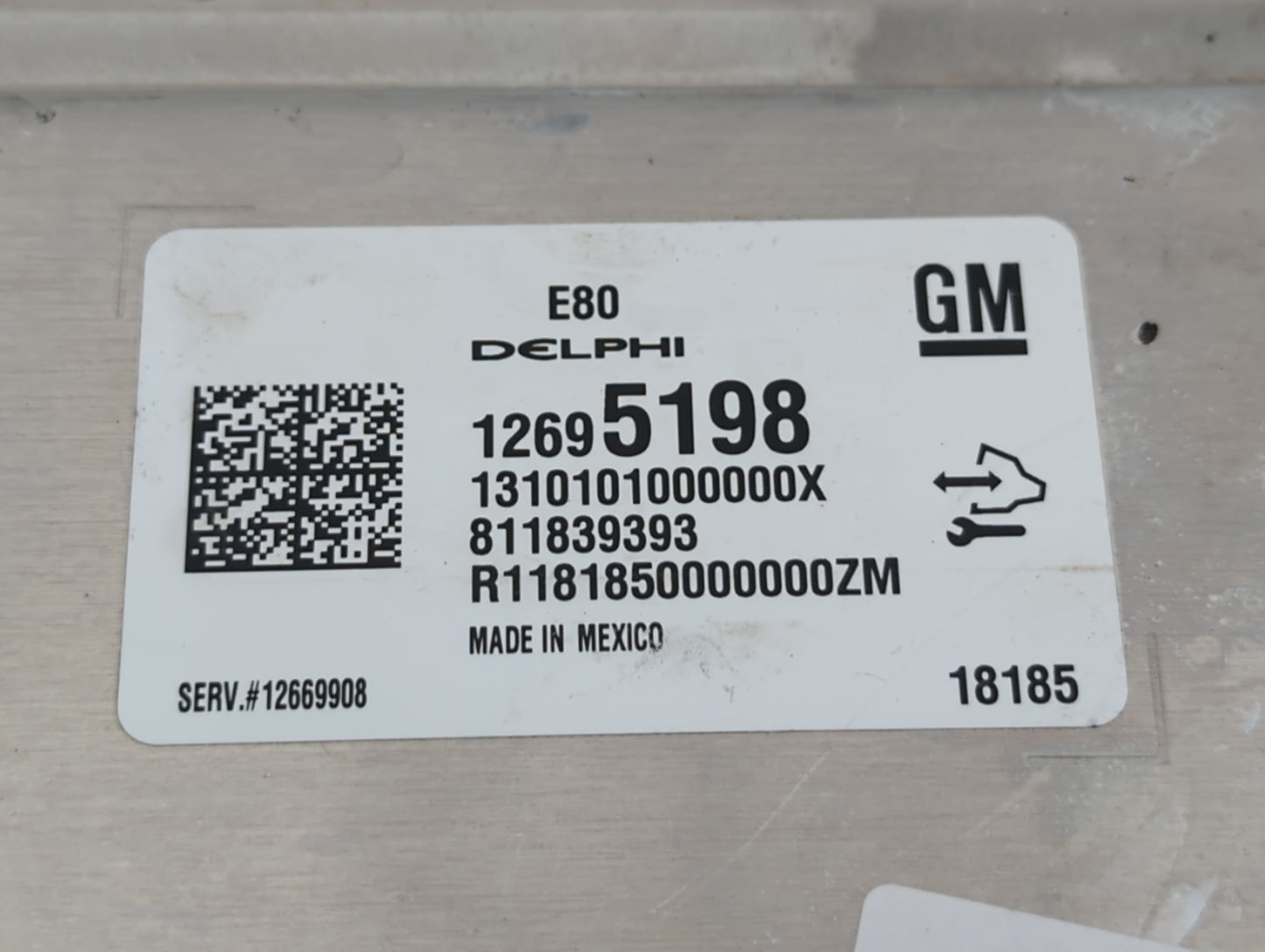 2018-2020 Chevrolet Equinox PCM Engine Control Computer ECU ECM PCU OEM P/N:12692812 Fits Fits 2017 2018 2019 2020 2021 2022