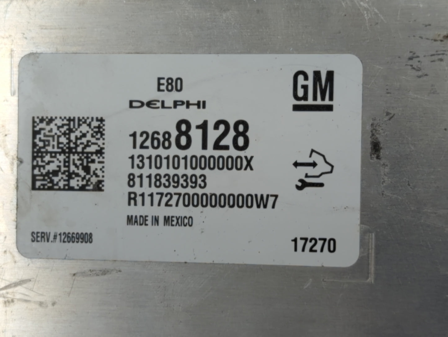 2018-2020 Chevrolet Equinox PCM Engine Control Computer ECU ECM PCU OEM P/N:12688128 Fits Fits 2017 2018 2019 2020 2021 2022