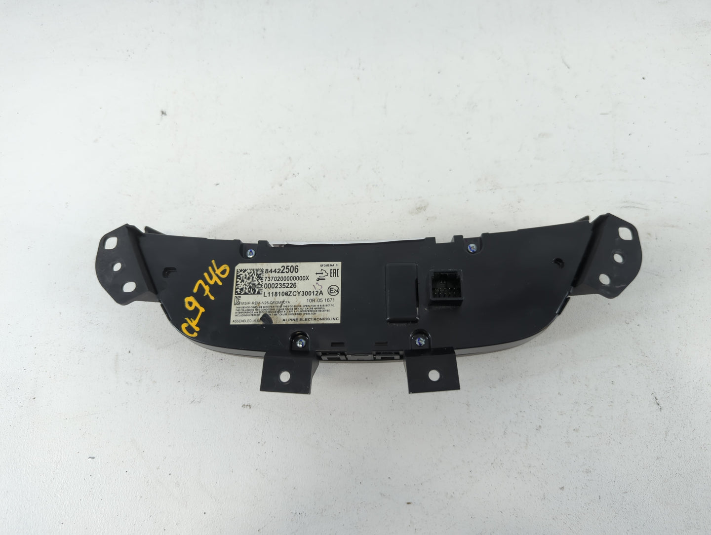 2018 Chevrolet Equinox Climate Control Module Temperature AC/Heater Replacement P/N:8442506 Fits OEM Used Auto Parts - Oemus