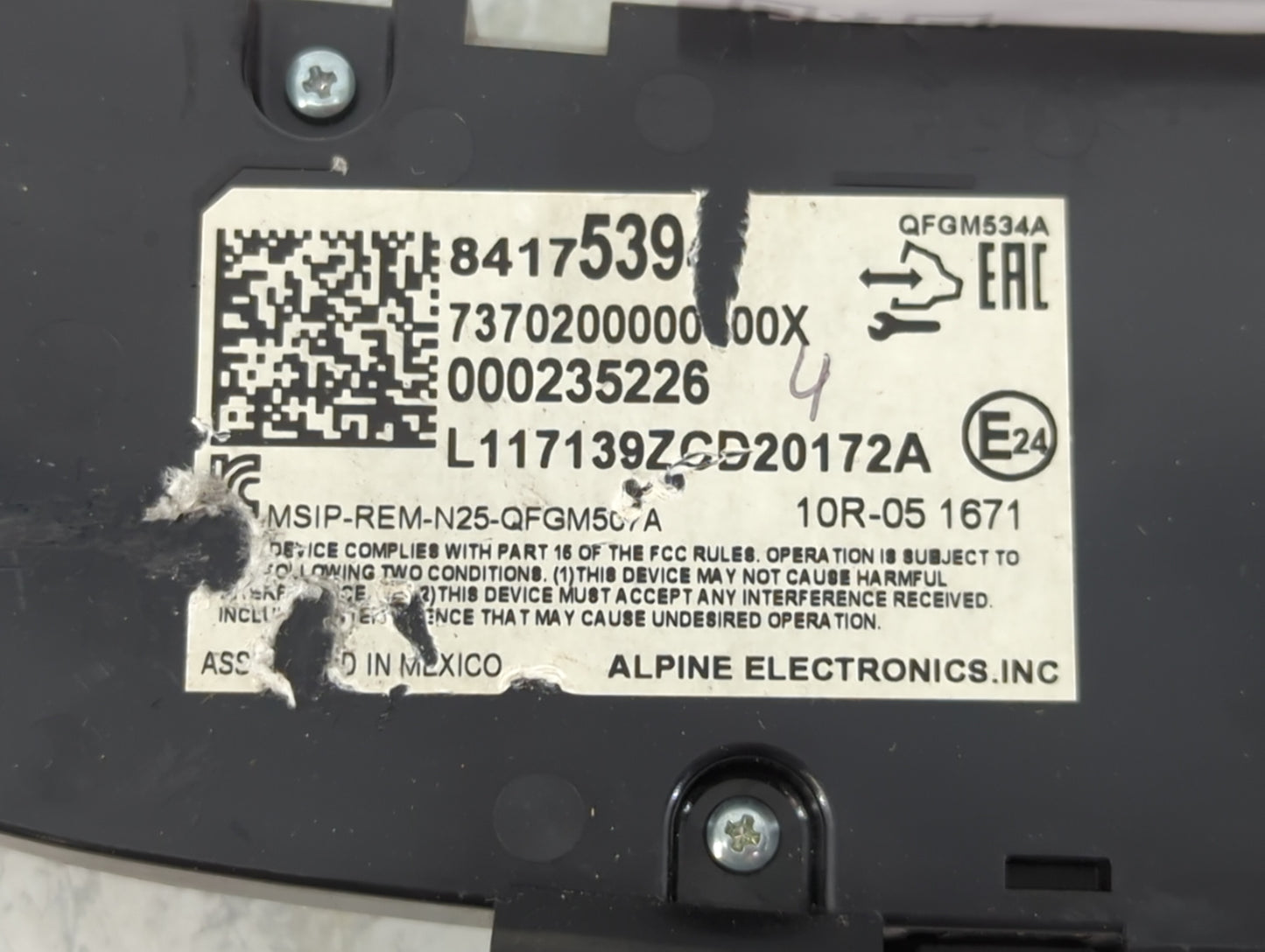2018 Chevrolet Equinox Climate Control Module Temperature AC/Heater Replacement P/N:84175394 Fits OEM Used Auto Parts - Oemu