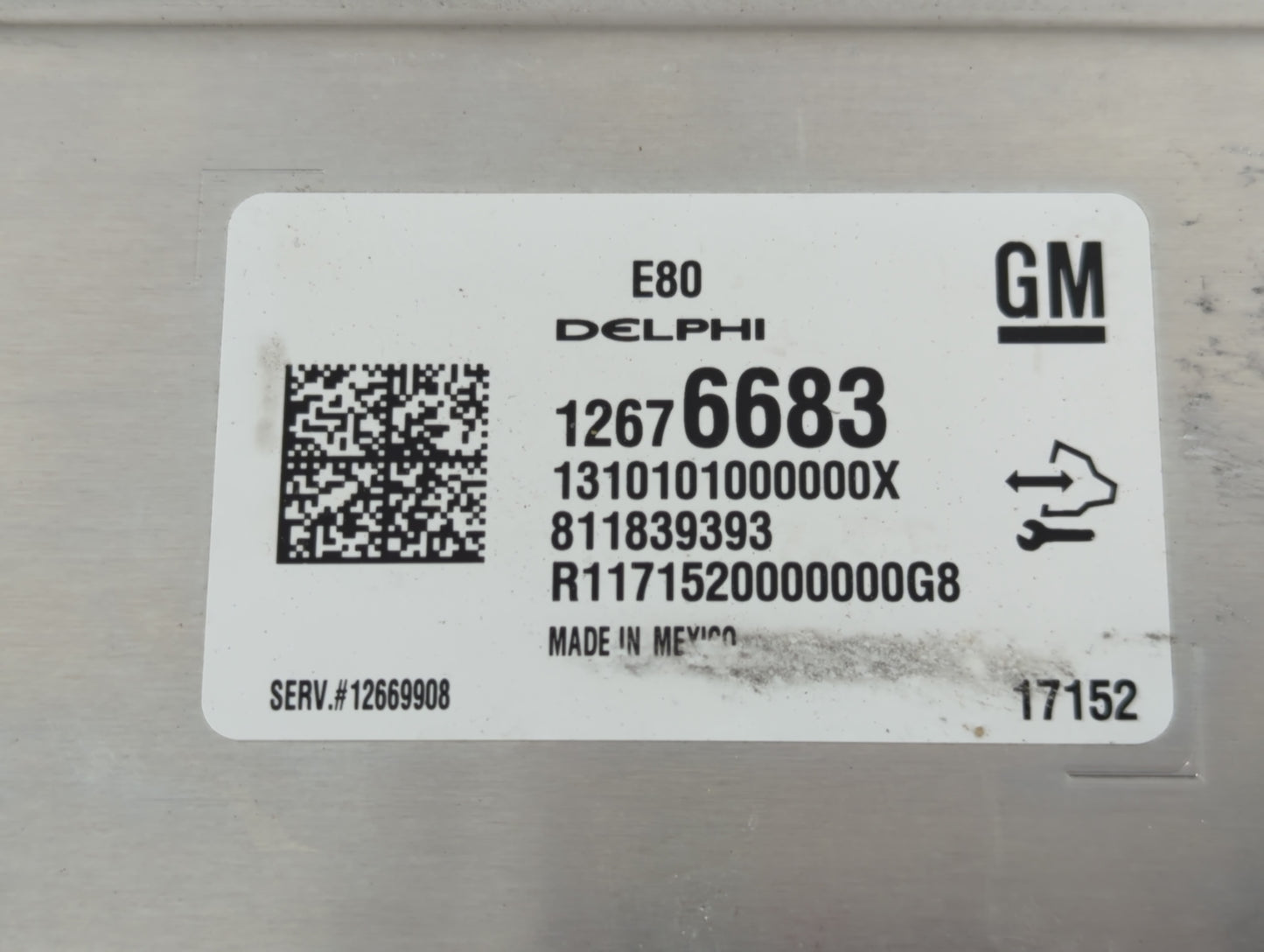 2018-2020 Chevrolet Equinox PCM Engine Control Computer ECU ECM PCU OEM P/N:12676683 Fits Fits 2017 2018 2019 2020 2021 2022