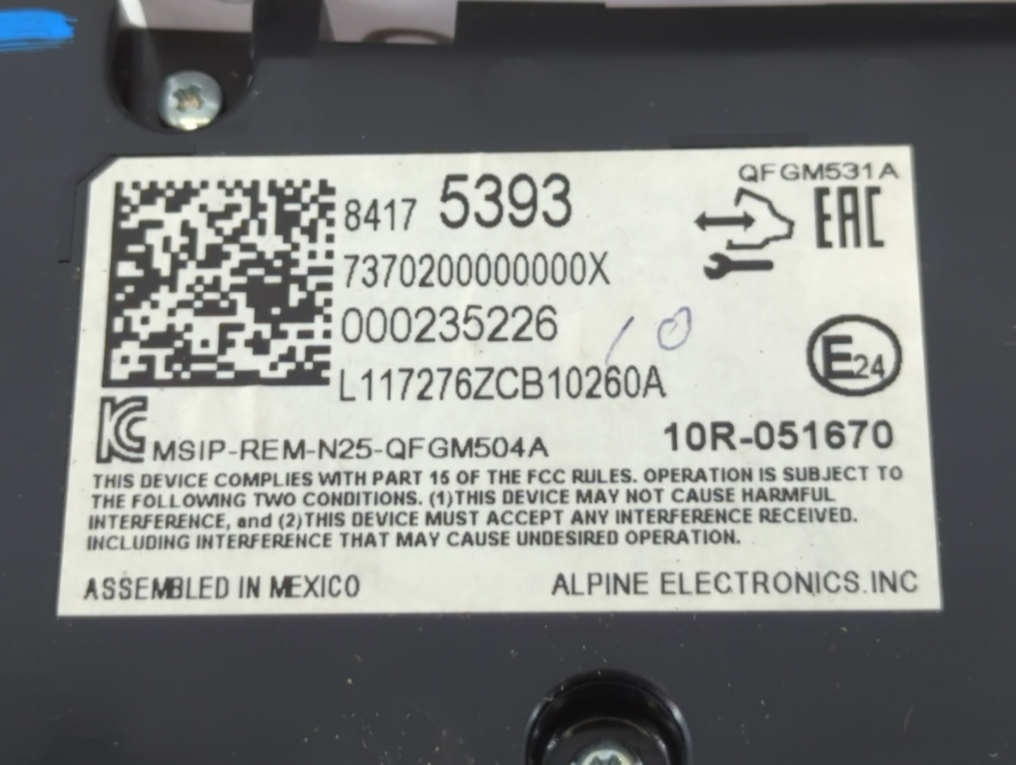 2018 Chevrolet Equinox Climate Control Module Temperature AC/Heater Replacement P/N:84175394 Fits OEM Used Auto Parts - Oemu