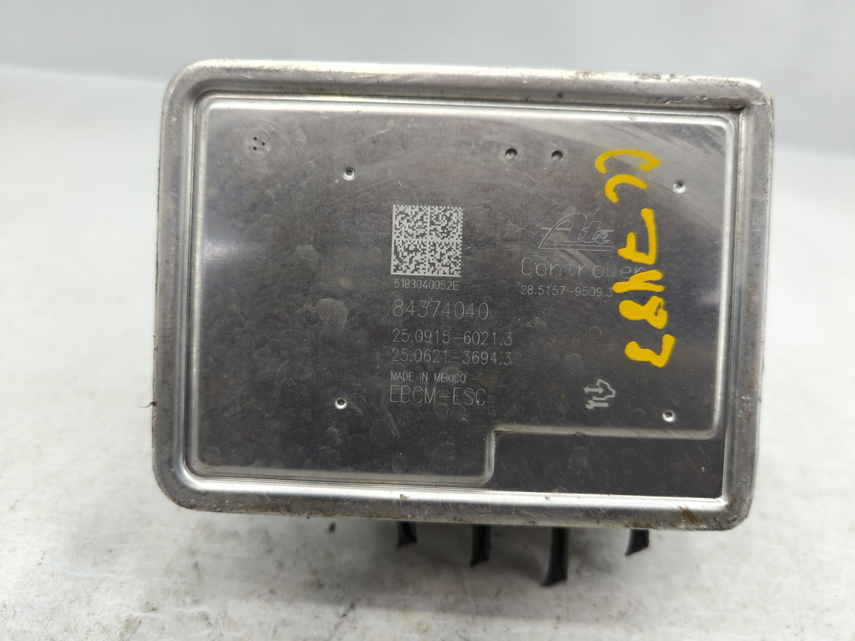 2018-2019 Chevrolet Equinox Anti-Lock Brake ABS Pump Module Actuator OEM P/N:84374040 Fits Fits 2018 2019 2020 2021 OEM Used