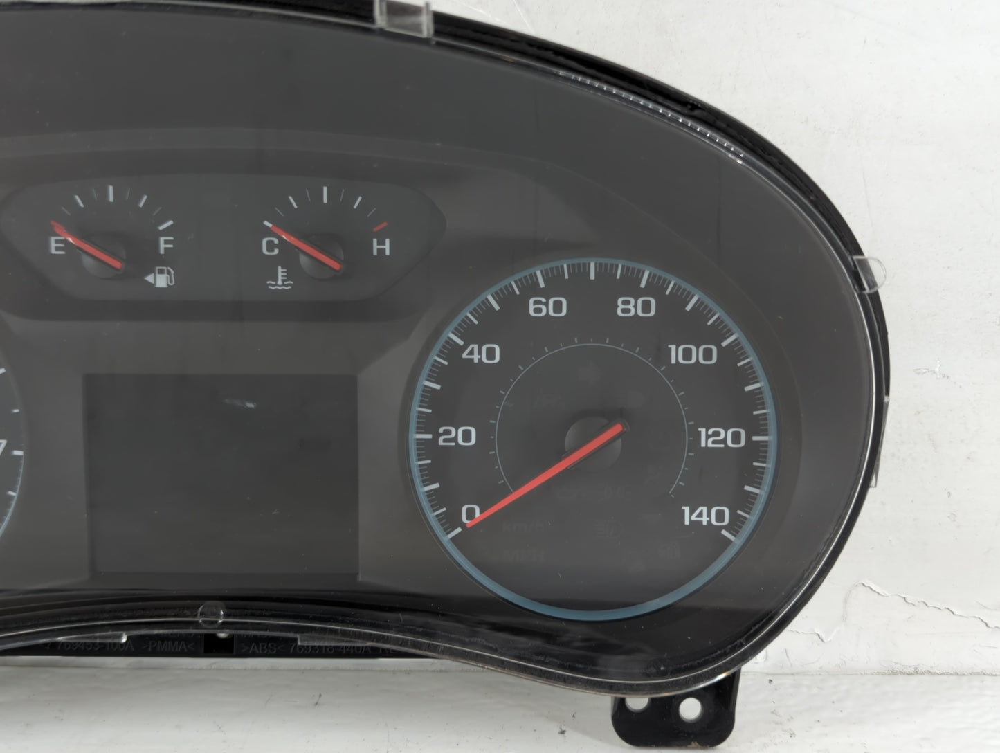2018 Chevrolet Equinox Instrument Cluster Speedometer Gauges P/N:84240633 Fits OEM Used Auto Parts - Oemusedautoparts1.com