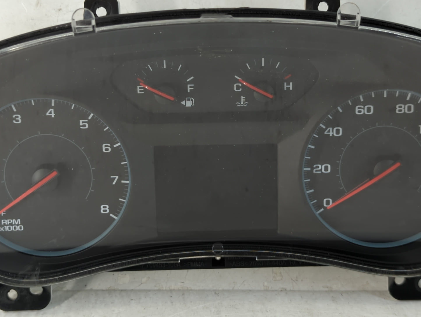 2018 Chevrolet Equinox Instrument Cluster Speedometer Gauges P/N:84240633 Fits OEM Used Auto Parts - Oemusedautoparts1.com
