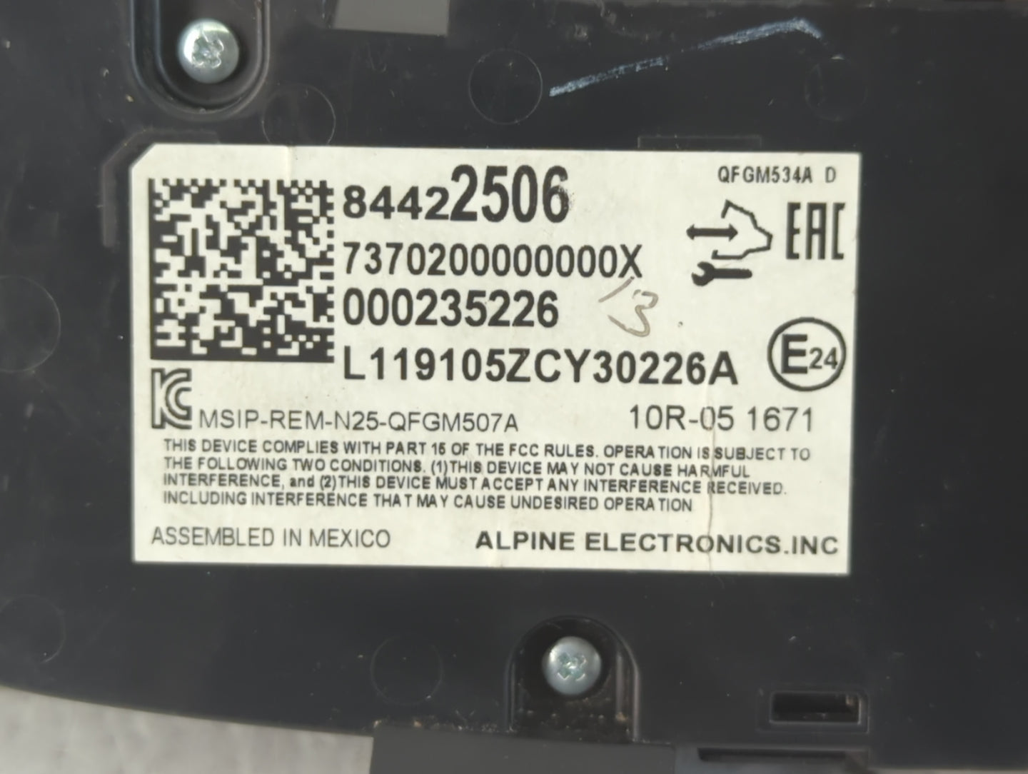 2018-2019 Chevrolet Equinox Climate Control Module Temperature AC/Heater Replacement P/N:84422506 Fits Fits 2018 2019 OEM Us