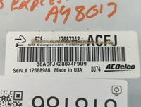 2017-2020 Chevrolet Express 2500 PCM Engine Control Computer ECU ECM PCU OEM P/N:12687342 Fits Fits 2017 2018 2019 2020 2021