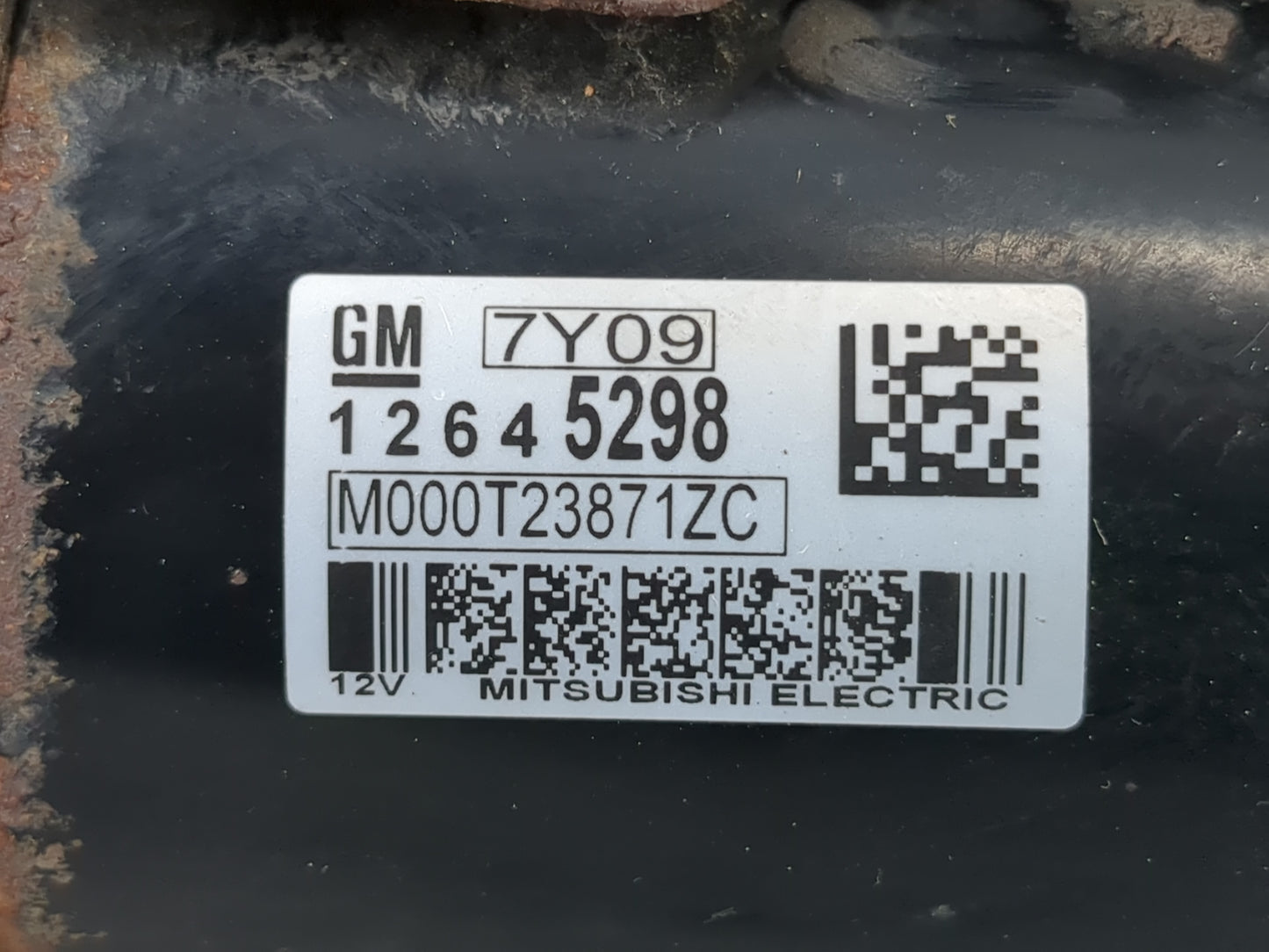 2012-2020 Chevrolet Impala Car Starter Motor Solenoid OEM P/N:M000T23871ZC 12645298 Fits OEM Used Auto Parts - Oemusedautopa