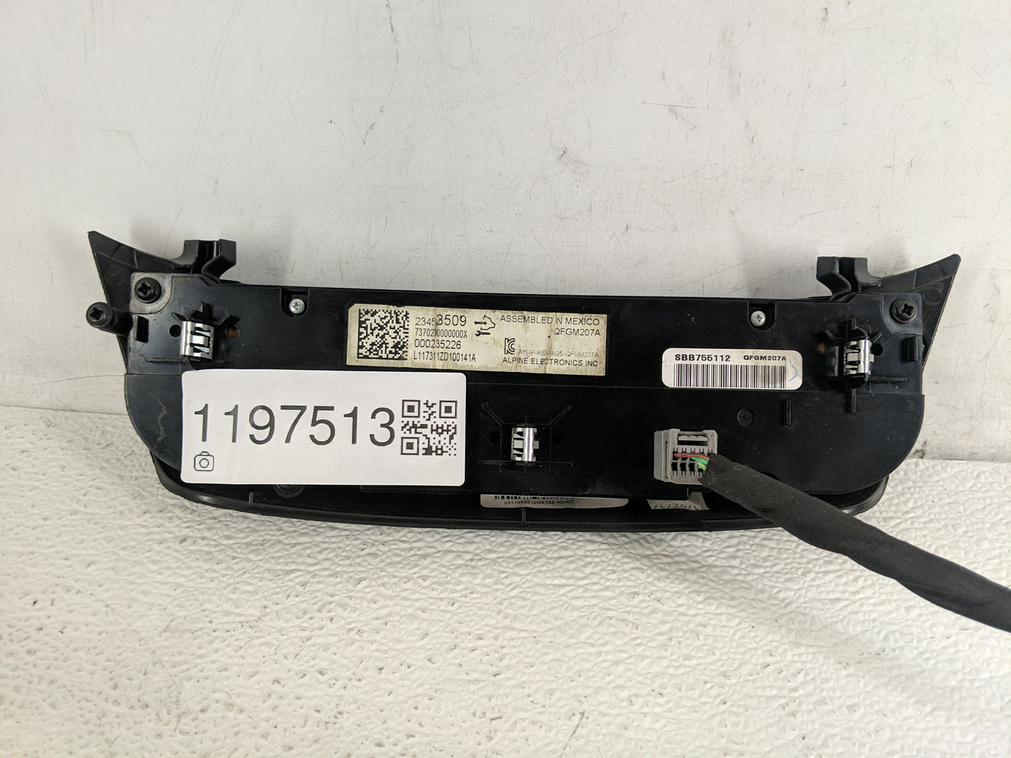2014-2020 Chevrolet Impala Climate Control Module Temperature AC/Heater Replacement P/N:SBB755112 Fits OEM Used Auto Parts -