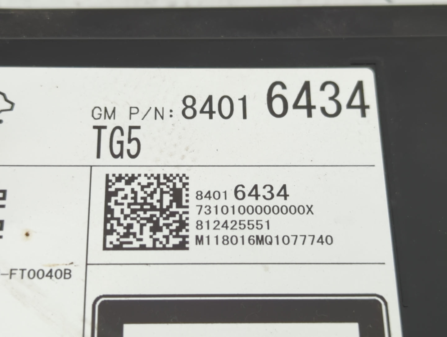 2015-2020 Chevrolet Impala Radio AM FM Cd Player Receiver Replacement P/N:84016434 Fits Fits 2015 2016 2017 2018 2019 2020 O
