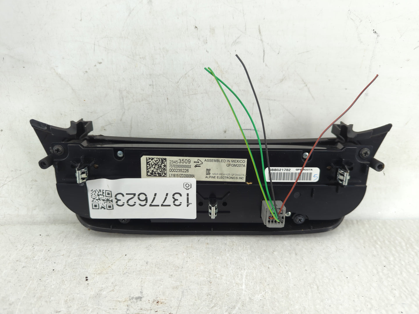 2014-2020 Chevrolet Impala Climate Control Module Temperature AC/Heater Replacement P/N:2345 3509 Fits OEM Used Auto Parts -