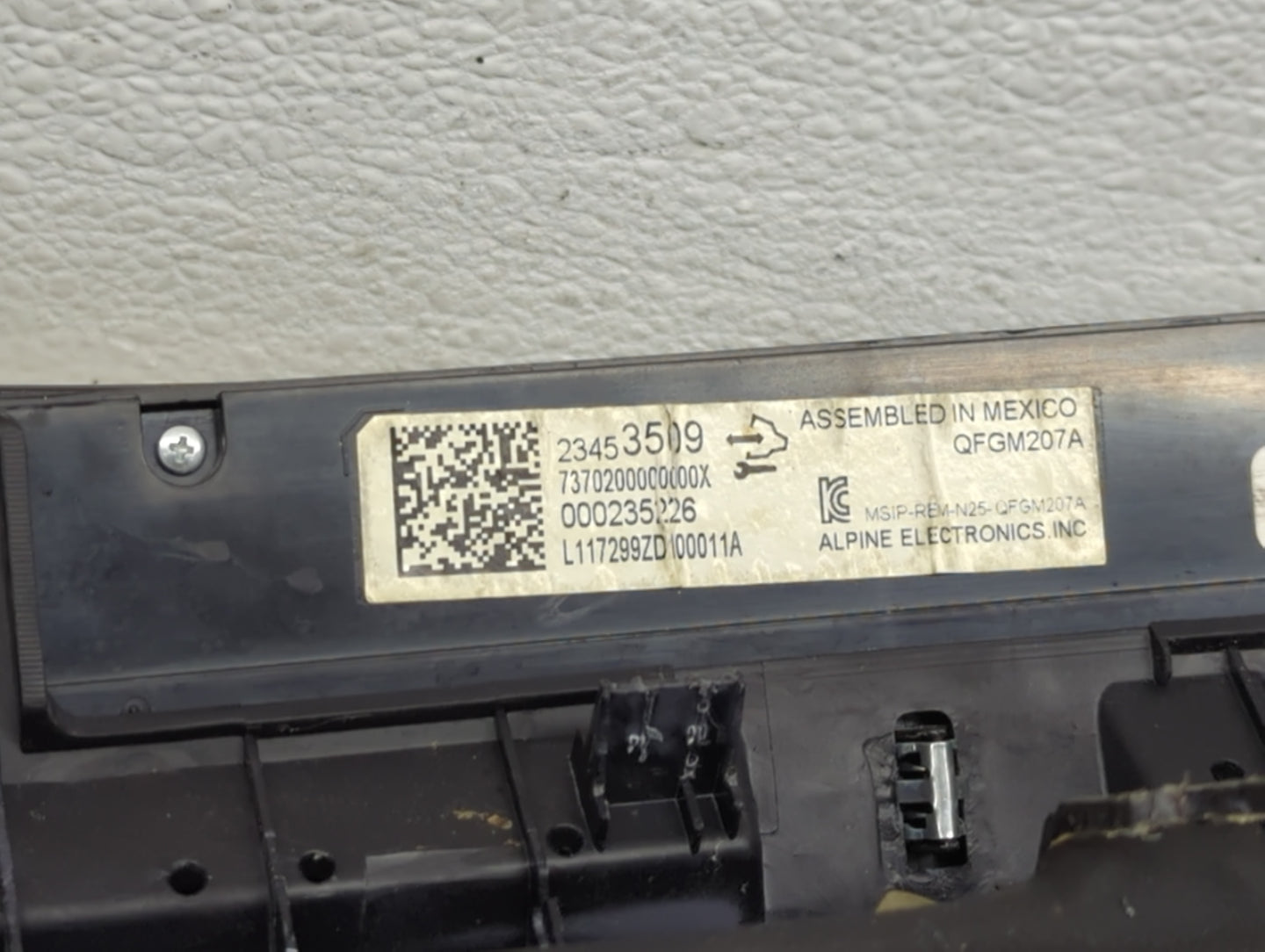2014-2020 Chevrolet Impala Climate Control Module Temperature AC/Heater Replacement P/N:23453509 Fits OEM Used Auto Parts - 