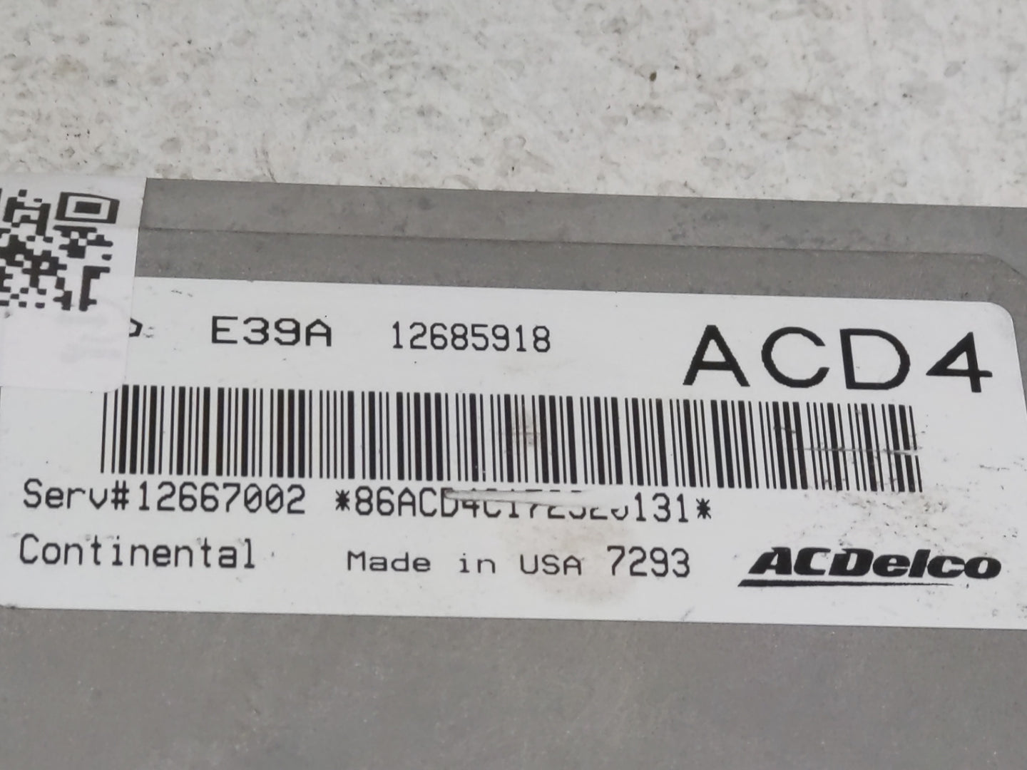 2017-2020 Chevrolet Impala PCM Engine Control Computer ECU ECM PCU OEM P/N:12685918 Fits Fits 2017 2018 2019 2020 OEM Used A