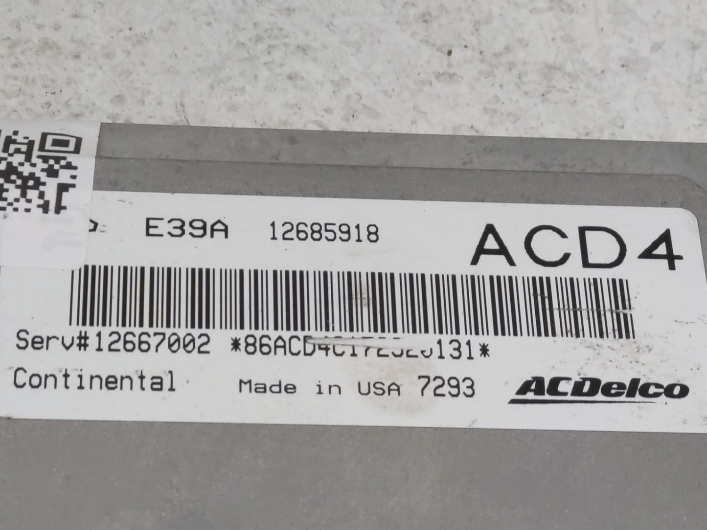 2017-2020 Chevrolet Impala PCM Engine Control Computer ECU ECM PCU OEM P/N:12685918 Fits Fits 2017 2018 2019 2020 OEM Used A