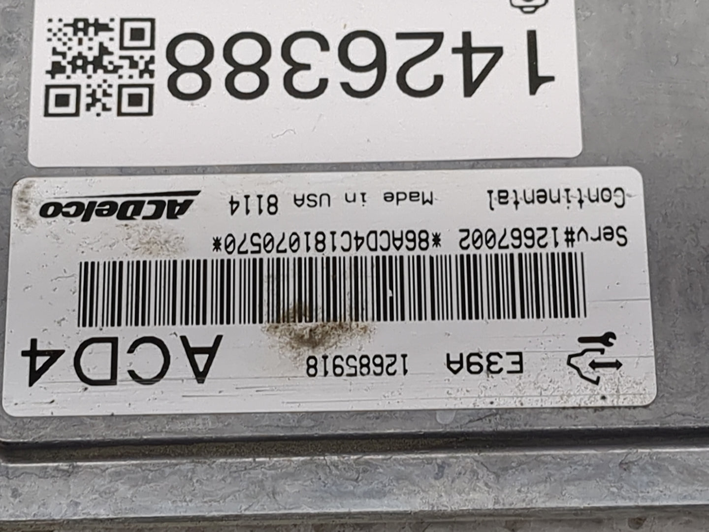 2017-2020 Chevrolet Impala PCM Engine Control Computer ECU ECM PCU OEM P/N:12667002 12685918 Fits Fits 2017 2018 2019 2020 O