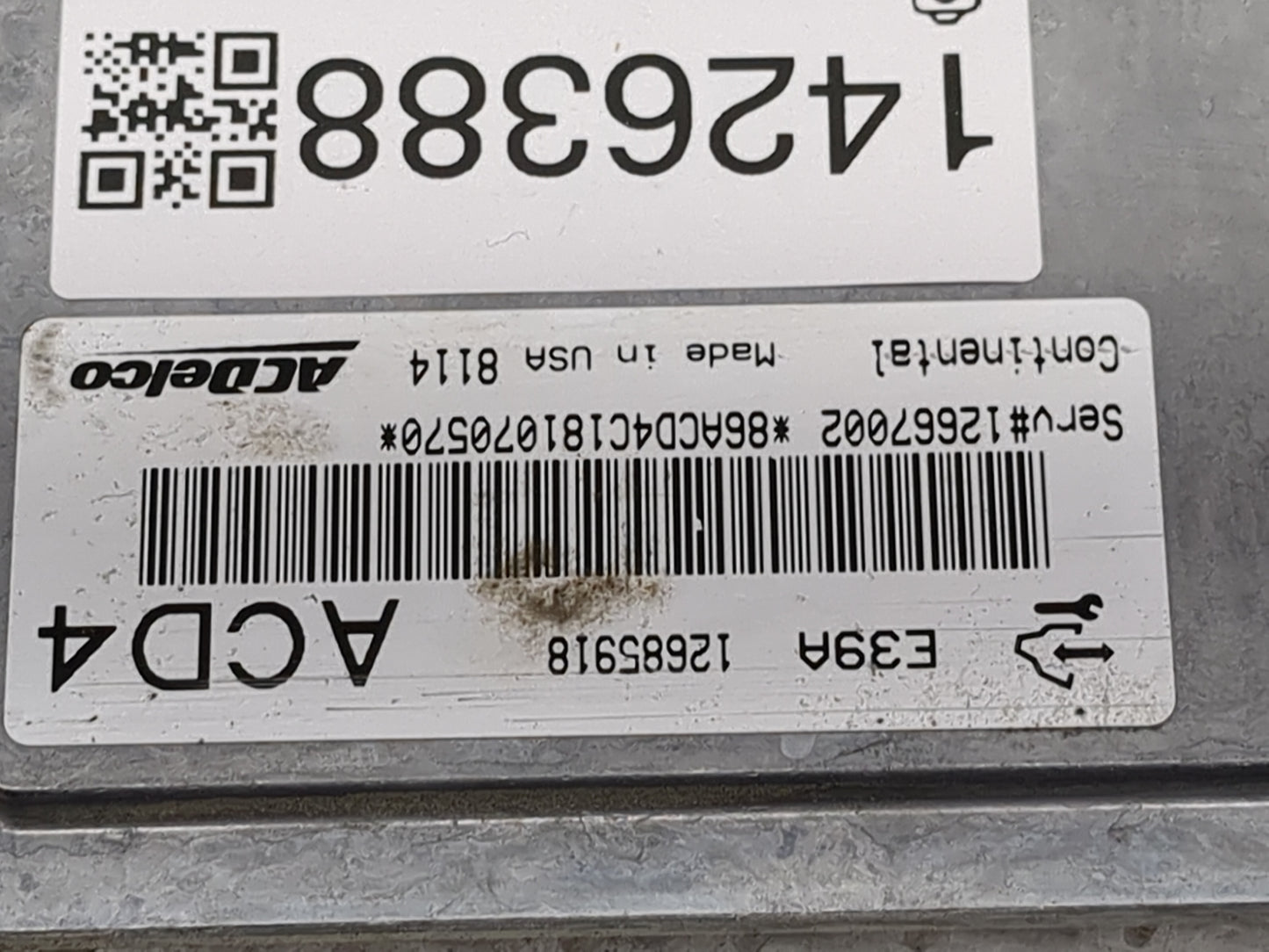 2017-2020 Chevrolet Impala PCM Engine Control Computer ECU ECM PCU OEM P/N:12667002 12685918 Fits Fits 2017 2018 2019 2020 O