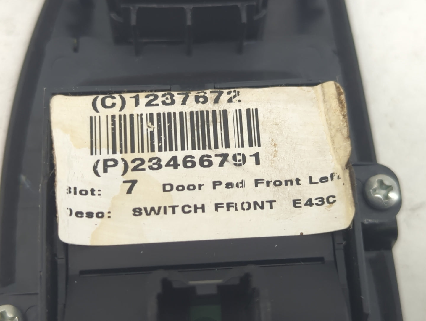 2014-2020 Chevrolet Impala Master Power Window Switch Replacement Driver Side Left P/N:23466791 1237672 Fits OEM Used Auto P