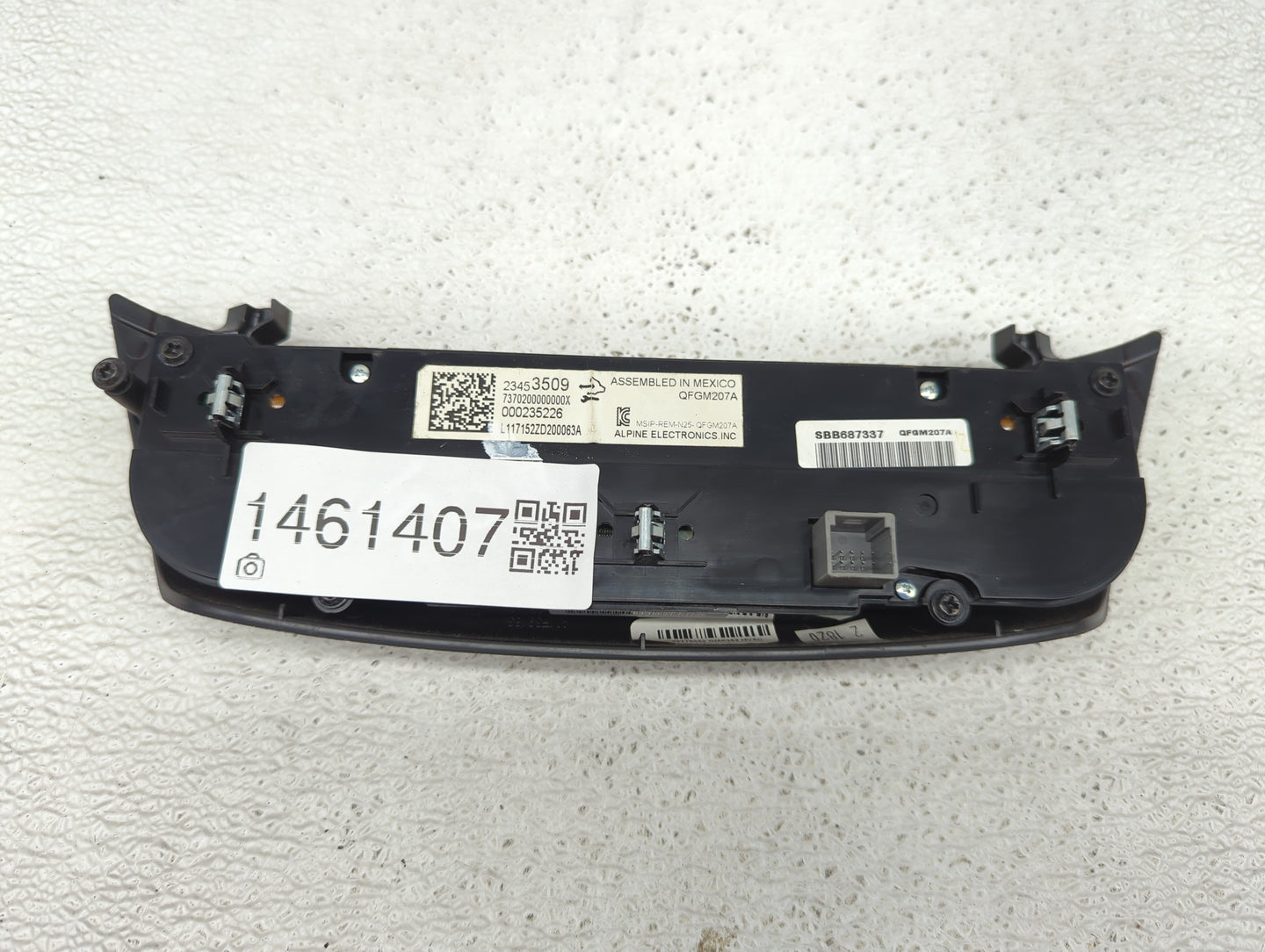 2014-2020 Chevrolet Impala Climate Control Module Temperature AC/Heater Replacement P/N:23453509 Fits OEM Used Auto Parts - 
