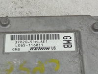 2017-2020 Chevrolet Impala PCM Engine Control Computer ECU ECM PCU OEM P/N:L065-116811 37820-51M-AE1 Fits Fits 2017 2018 201