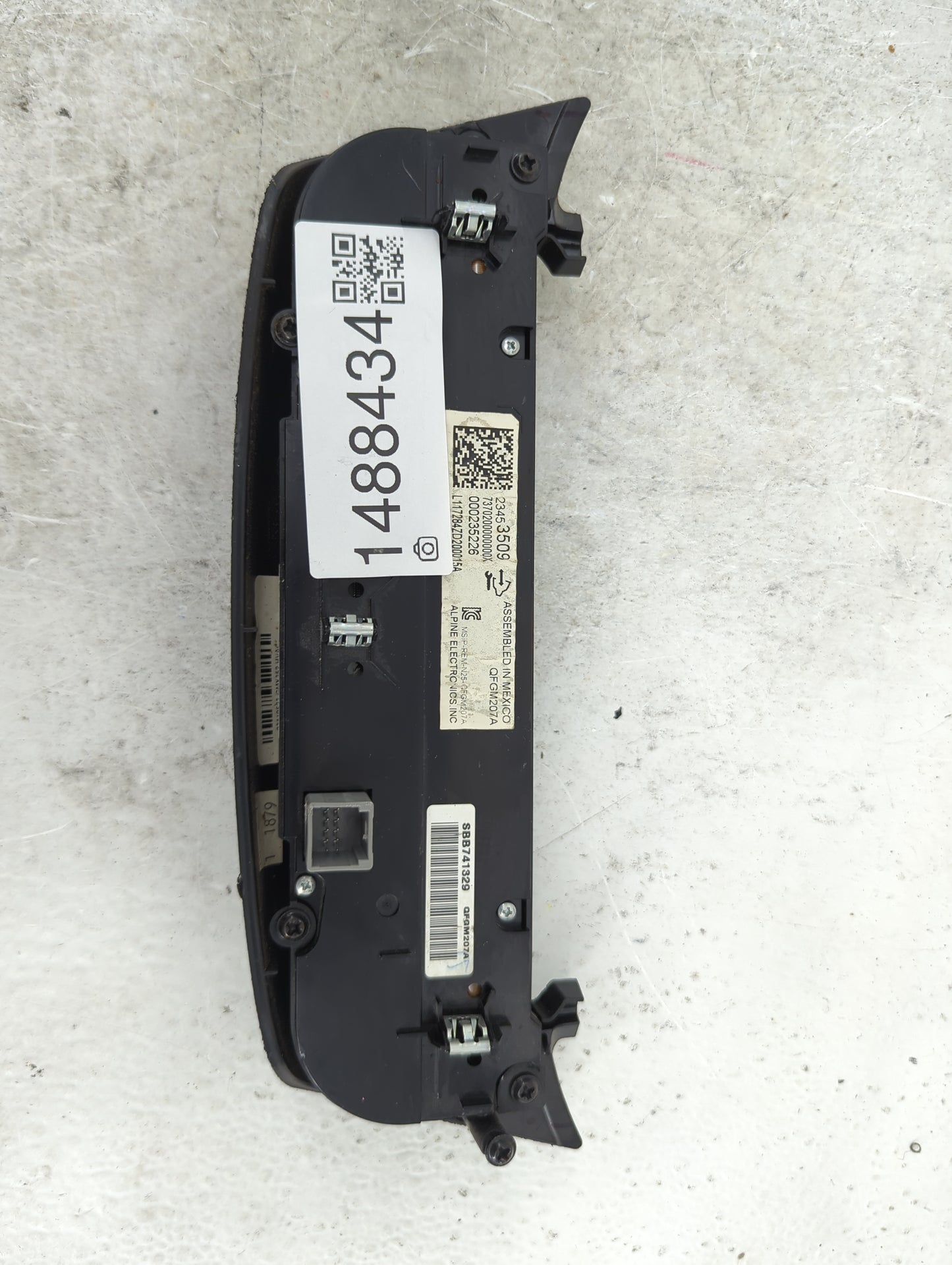 2014-2020 Chevrolet Impala Climate Control Module Temperature AC/Heater Replacement P/N:23453509 QFGM207A Fits OEM Used Auto
