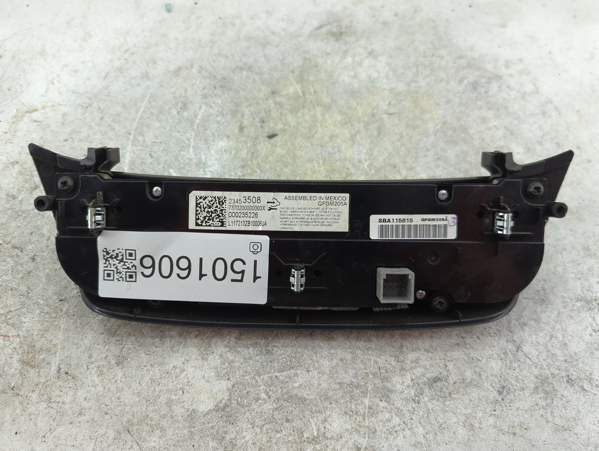 2014-2020 Chevrolet Impala Climate Control Module Temperature AC/Heater Replacement P/N:23453508 QFGM205A Fits OEM Used Auto