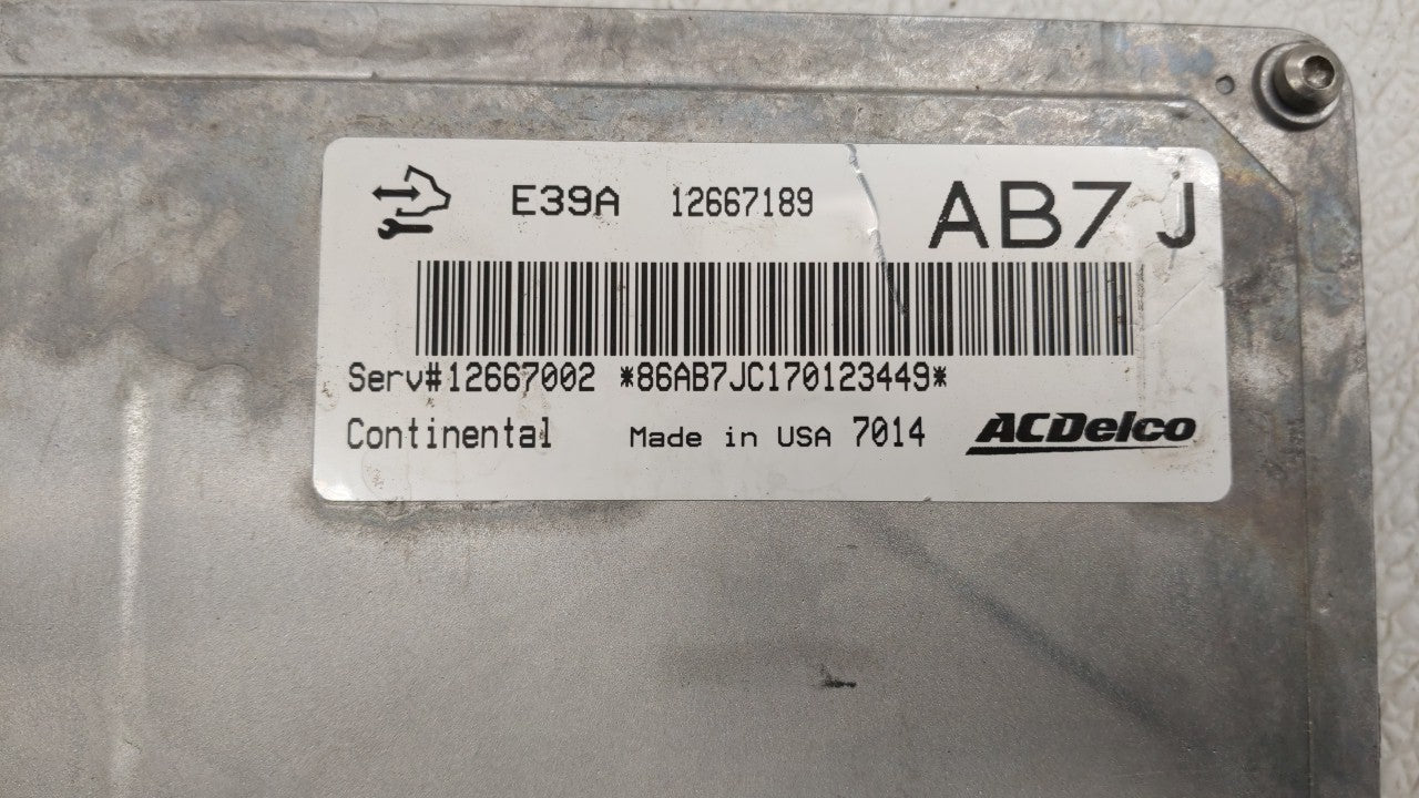 2017-2020 Chevrolet Impala PCM Engine Control Computer ECU ECM PCU OEM P/N:12667189 12670801 Fits Fits 2017 2018 2019 2020 O