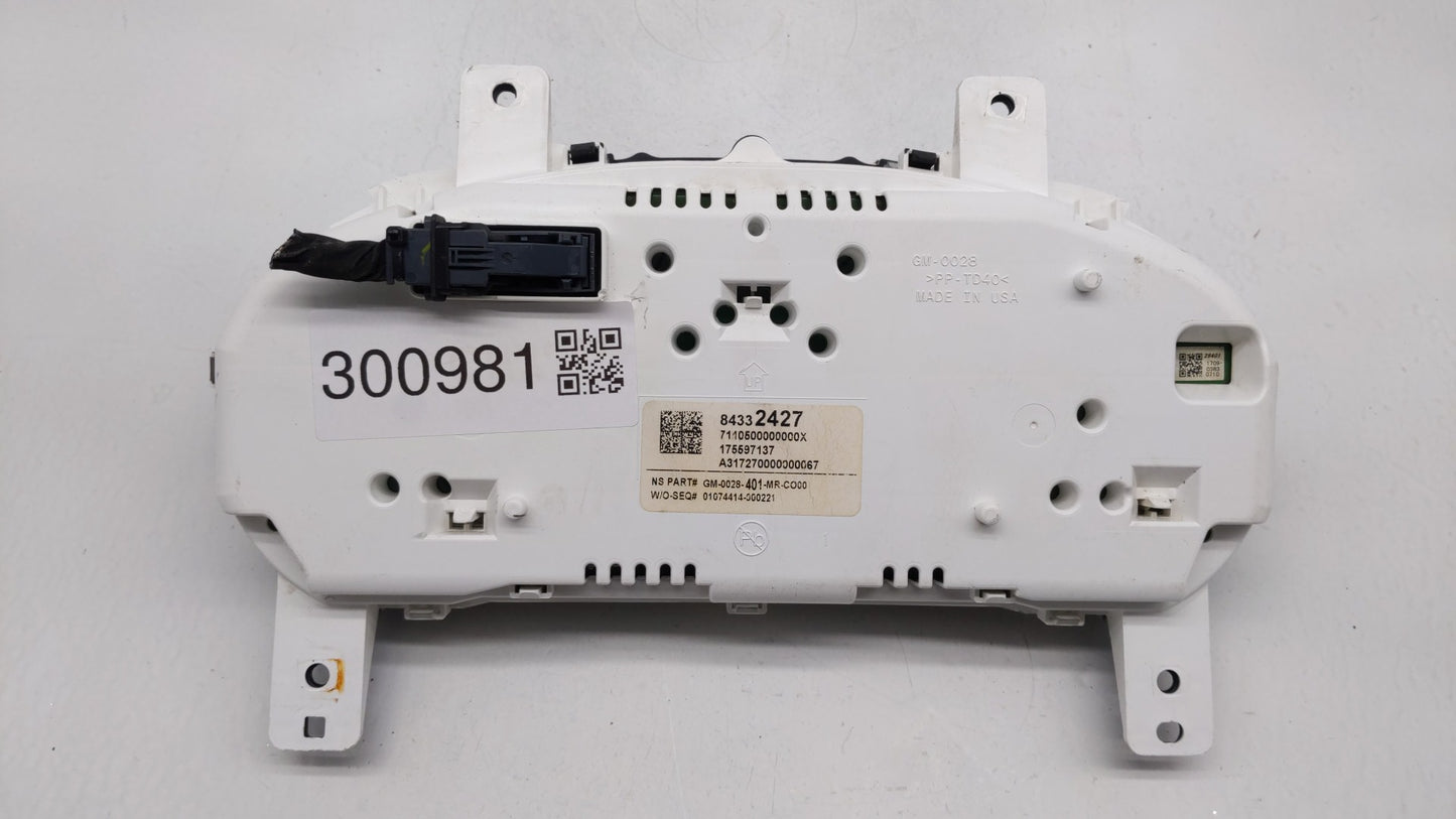 2017-2019 Chevrolet Impala Instrument Cluster Speedometer Gauges P/N:84142077 84332427 Fits Fits 2017 2018 2019 OEM Used Aut