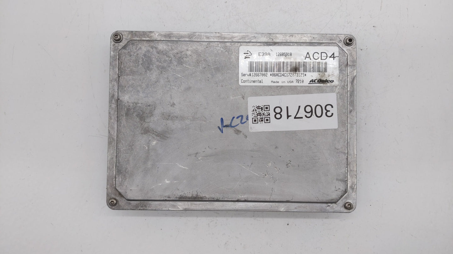 2017-2019 Chevrolet Impala PCM Engine Control Computer ECU ECM PCU OEM P/N:12666068 12667002, 12666070 Fits Fits 2017 2018 2