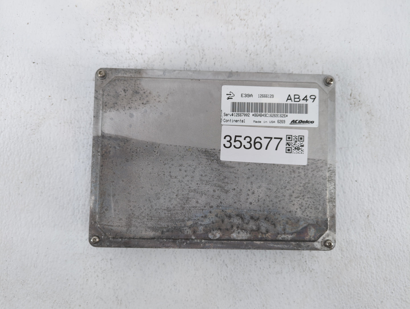 2017-2019 Chevrolet Impala PCM Engine Control Computer ECU ECM PCU OEM P/N:12685918 12667002, 12698026 Fits Fits 2017 2018 2