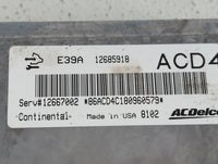 2017-2020 Chevrolet Impala PCM Engine Control Computer ECU ECM PCU OEM P/N:12667002 12685918 Fits Fits 2017 2018 2019 2020 O