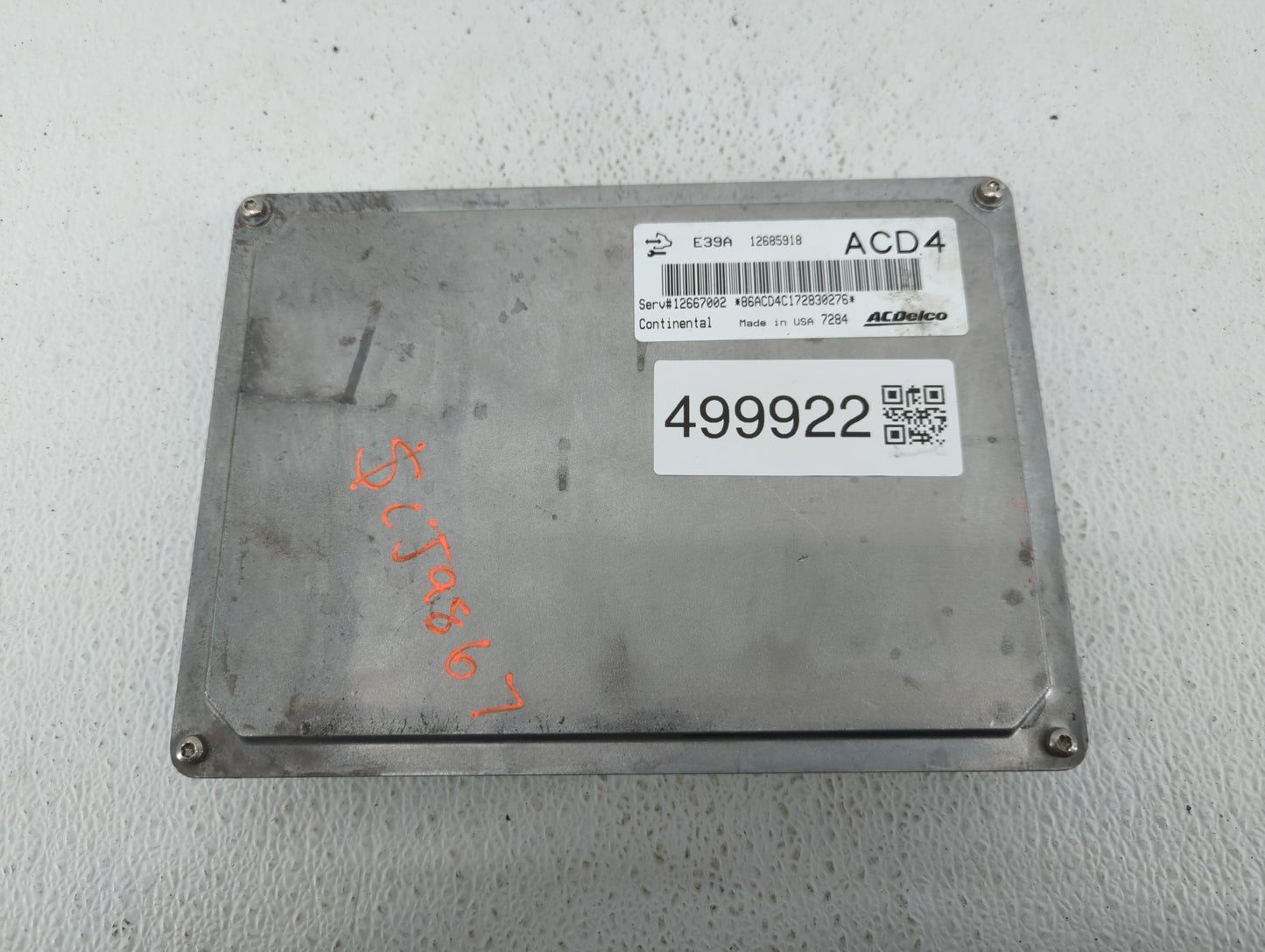 2017-2020 Chevrolet Impala PCM Engine Control Computer ECU ECM PCU OEM P/N:12670801 12667002 Fits Fits 2017 2018 2019 2020 O