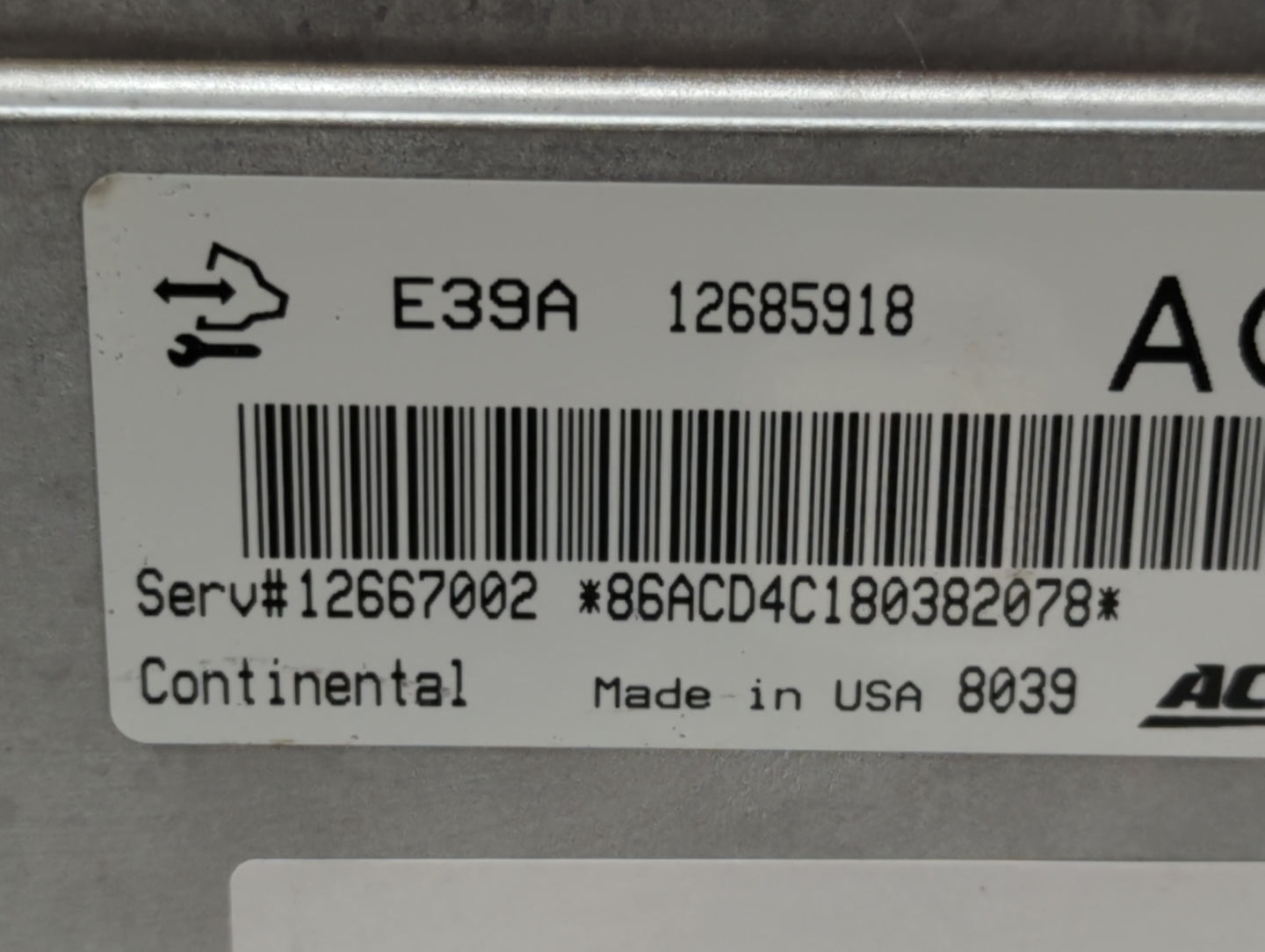 2017-2020 Chevrolet Impala PCM Engine Control Computer ECU ECM PCU OEM P/N:12685918 12670801 Fits Fits 2017 2018 2019 2020 O