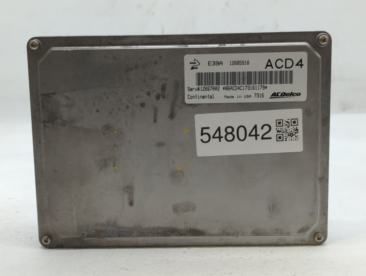 2017-2020 Chevrolet Impala PCM Engine Control Computer ECU ECM PCU OEM P/N:12667189 12685918, 12670801 Fits 2017 2018 2019 2
