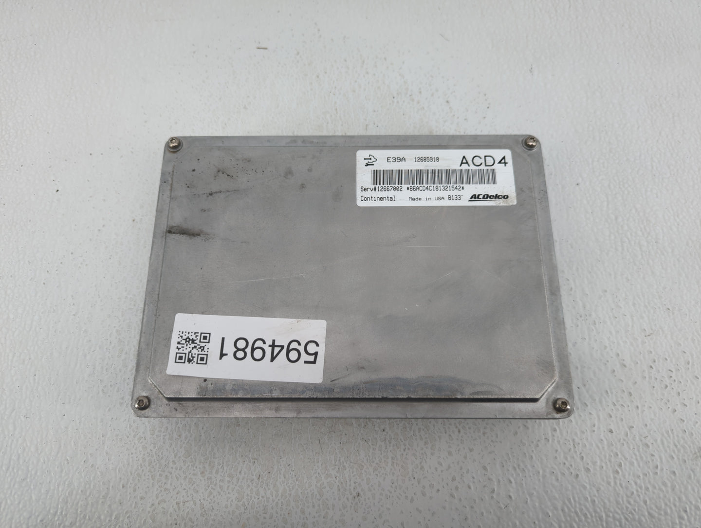 2017-2020 Chevrolet Impala PCM Engine Control Computer ECU ECM PCU OEM P/N:12685918 Fits Fits 2017 2018 2019 2020 OEM Used A