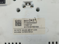 2017-2020 Chevrolet Impala Instrument Cluster Speedometer Gauges P/N:84142075 Fits Fits 2017 2018 2019 2020 OEM Used Auto Pa