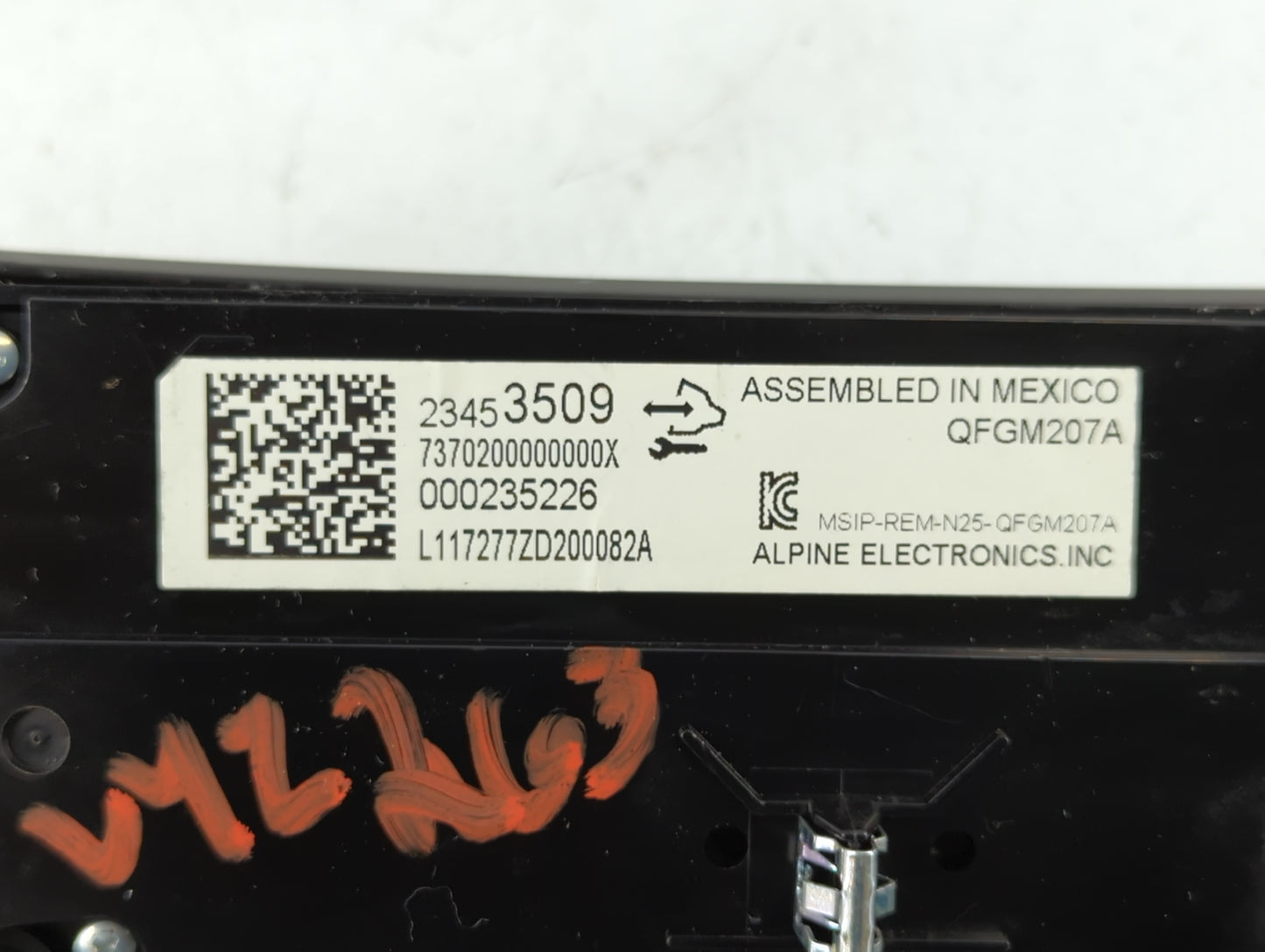 2014-2020 Chevrolet Impala Climate Control Module Temperature AC/Heater Replacement P/N:23453509 Fits OEM Used Auto Parts - 