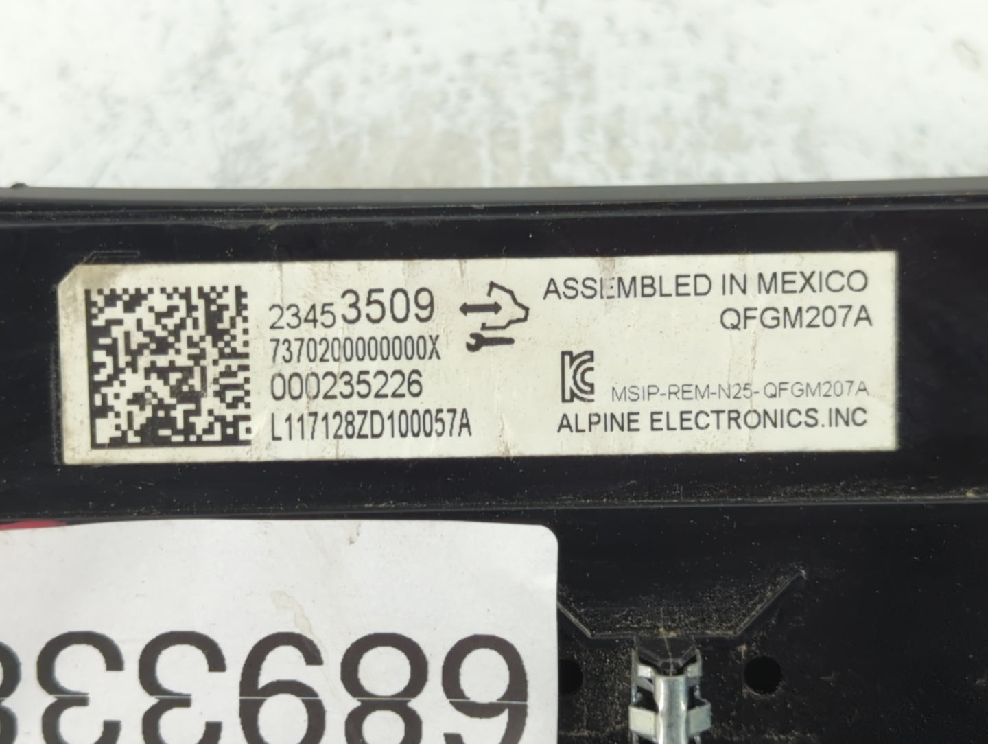 2014-2020 Chevrolet Impala Climate Control Module Temperature AC/Heater Replacement P/N:23453509 Fits OEM Used Auto Parts - 