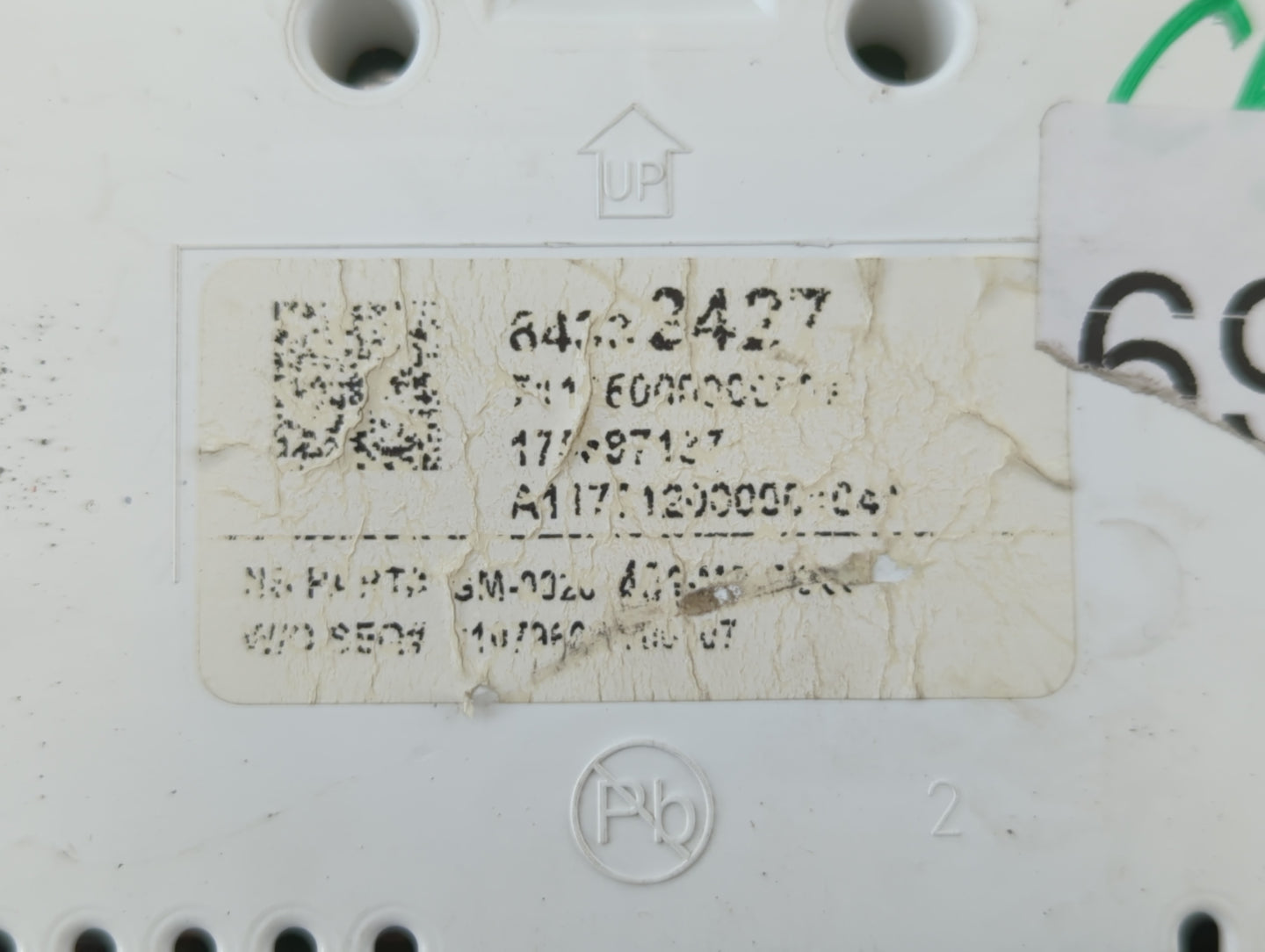 2017-2020 Chevrolet Impala Instrument Cluster Speedometer Gauges P/N:84723566 Fits Fits 2017 2018 2019 2020 OEM Used Auto Pa