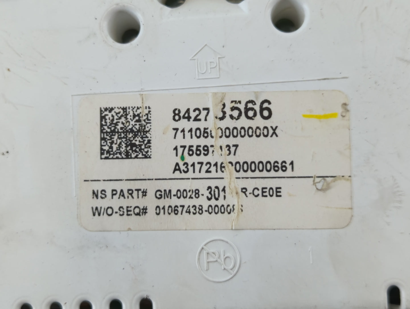 2017-2020 Chevrolet Impala Instrument Cluster Speedometer Gauges P/N:84723566 Fits Fits 2017 2018 2019 2020 OEM Used Auto Pa