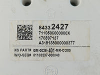 2017-2020 Chevrolet Impala Instrument Cluster Speedometer Gauges P/N:84332427 Fits Fits 2017 2018 2019 2020 OEM Used Auto Pa