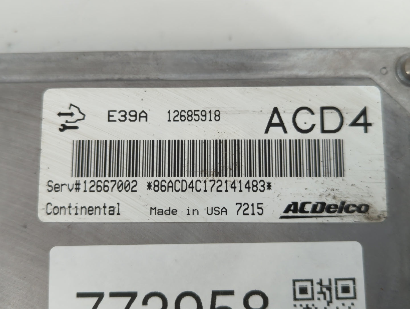 2017-2020 Chevrolet Impala PCM Engine Control Computer ECU ECM PCU OEM P/N:12685918 Fits Fits 2017 2018 2019 2020 OEM Used A