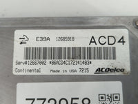 2017-2020 Chevrolet Impala PCM Engine Control Computer ECU ECM PCU OEM P/N:12685918 Fits Fits 2017 2018 2019 2020 OEM Used A