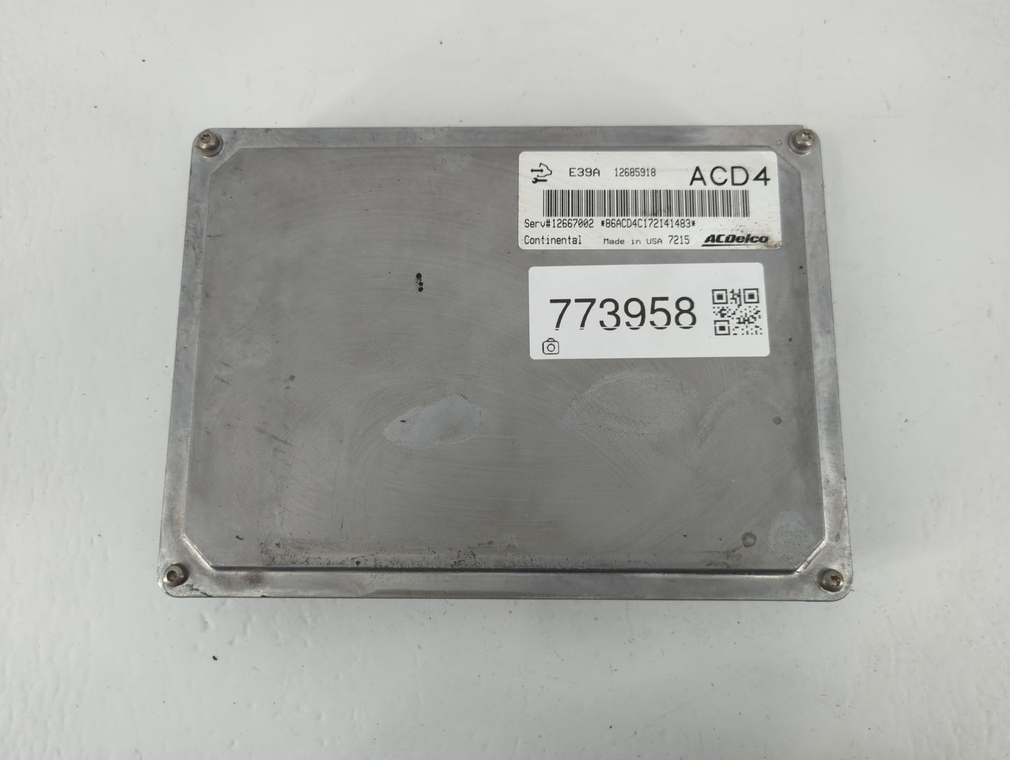 2017-2020 Chevrolet Impala PCM Engine Control Computer ECU ECM PCU OEM P/N:12685918 Fits Fits 2017 2018 2019 2020 OEM Used A