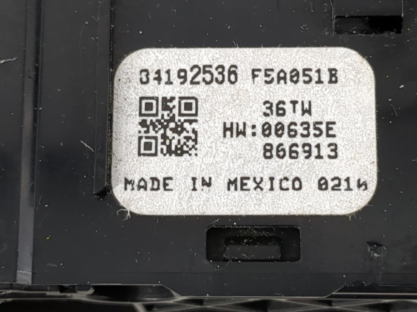 2018 Chevrolet Malibu Headlight Head Light Switch Lamp Control 4192536 - Oemusedautoparts1.com