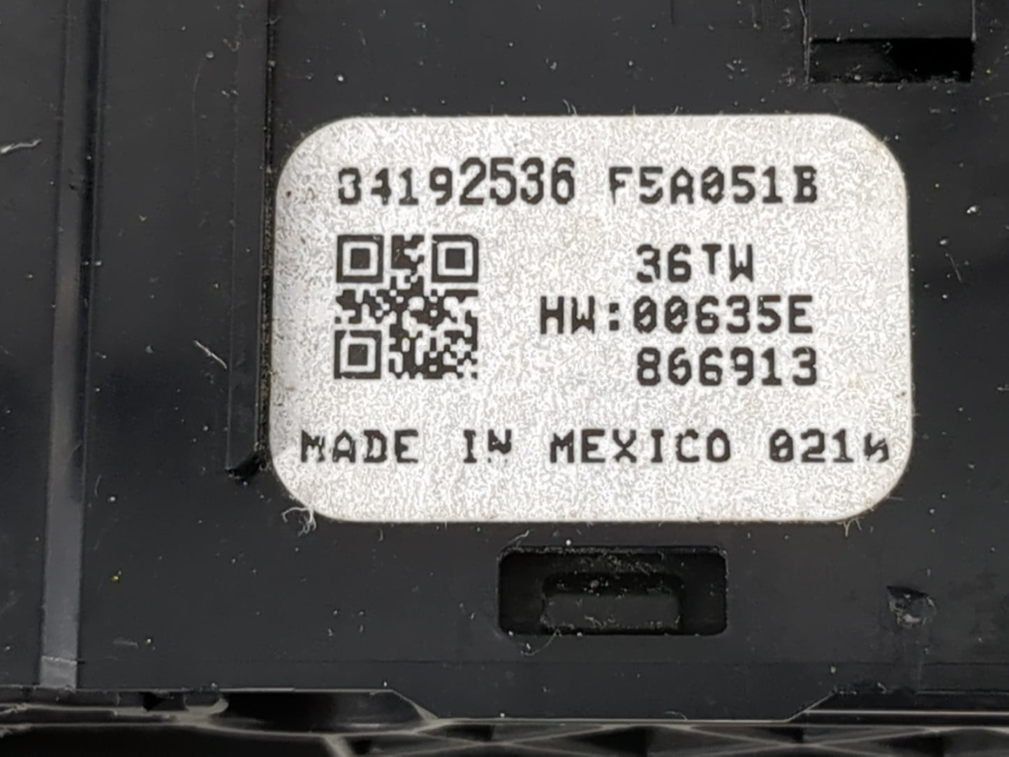 2018 Chevrolet Malibu Headlight Head Light Switch Lamp Control 4192536 - Oemusedautoparts1.com