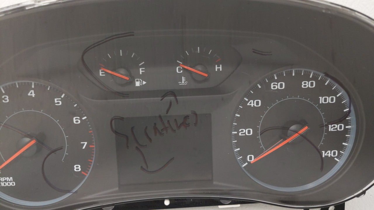 2017-2018 Chevrolet Malibu Instrument Cluster Speedometer Gauges P/N:84444610 84128302, 84296450 Fits Fits 2017 2018 OEM Use