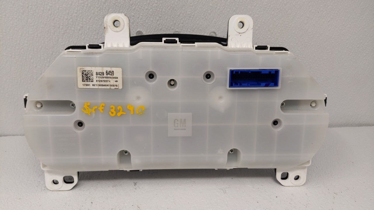 2017-2018 Chevrolet Malibu Instrument Cluster Speedometer Gauges P/N:84444610 84128302, 84296450 Fits Fits 2017 2018 OEM Use