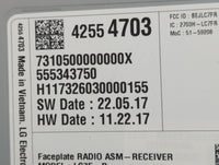 2018 Chevrolet Malibu Radio AM FM Cd Player Receiver Replacement P/N:42554703 Fits OEM Used Auto Parts - Oemusedautoparts1.c