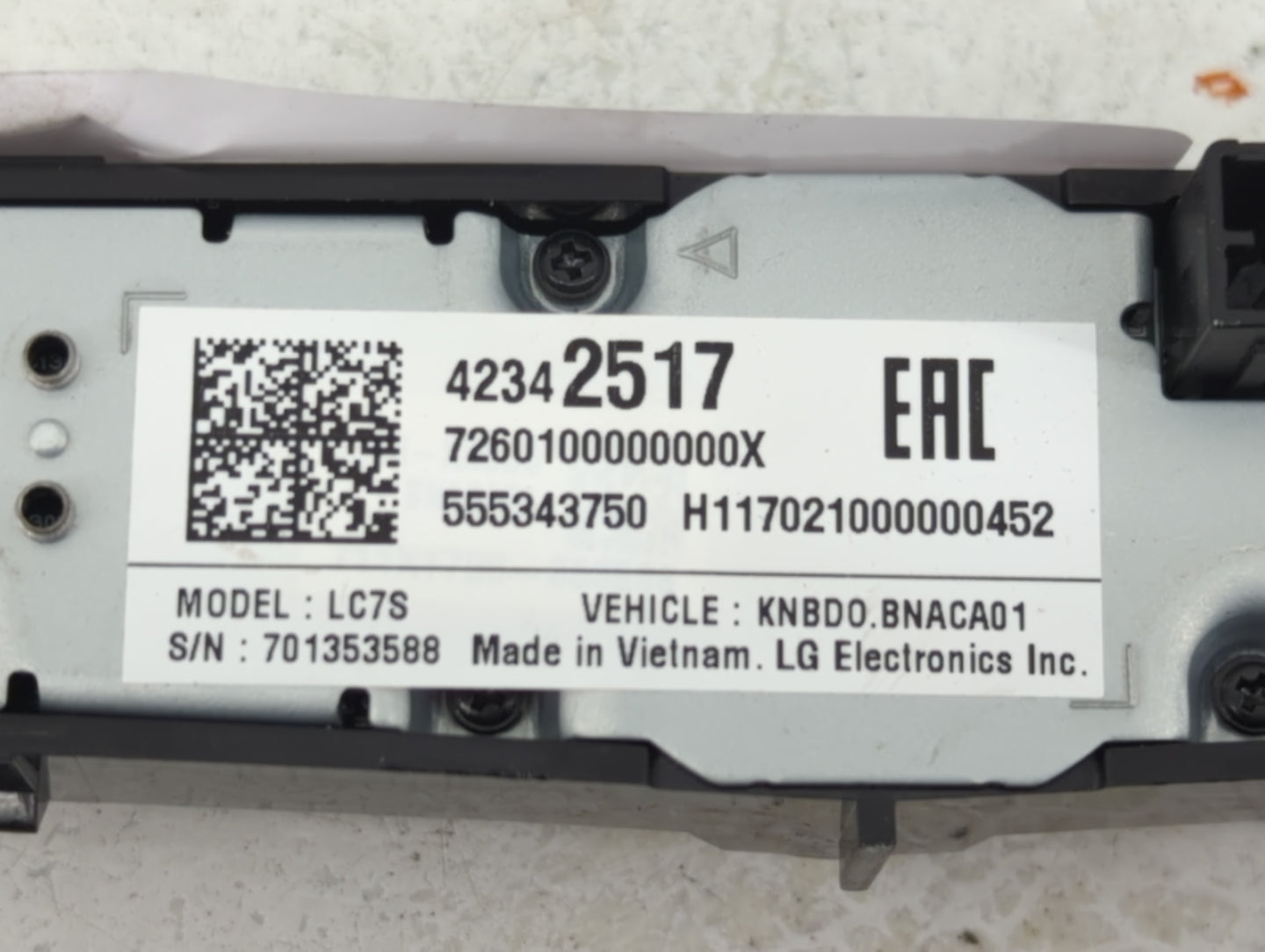 2018-2018 Chevrolet Malibu Radio Control Panel - Oemusedautoparts1.com