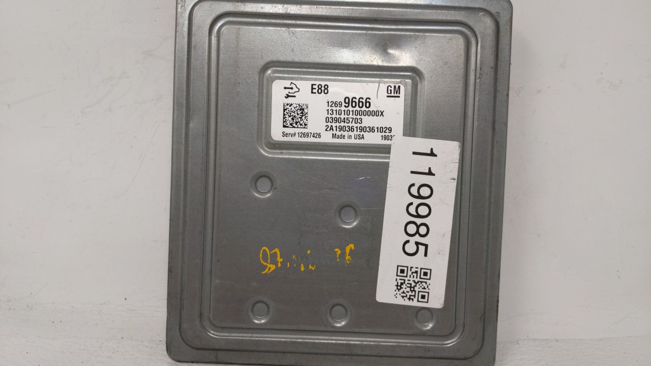 2018-2019 Chevrolet Malibu PCM Engine Control Computer ECU ECM PCU OEM P/N:12691559 12694511, 12689129 Fits Fits 2018 2019 O